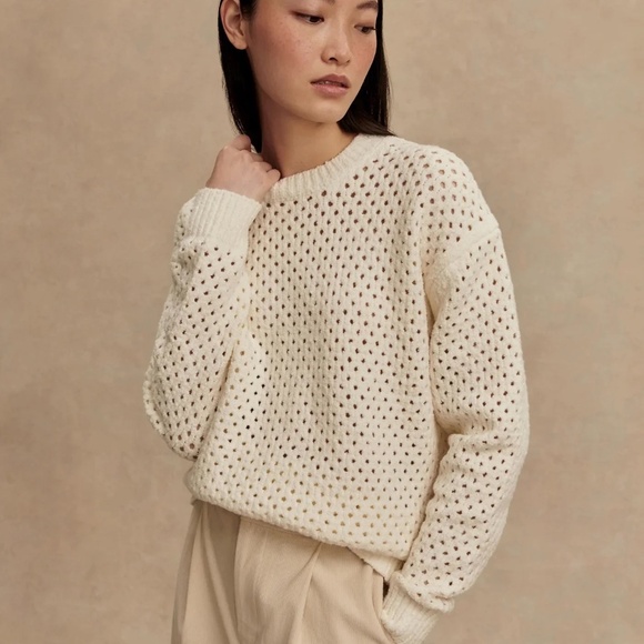 NWT Varley Grady Boucle Knit Sweater - Picture 2 of 6